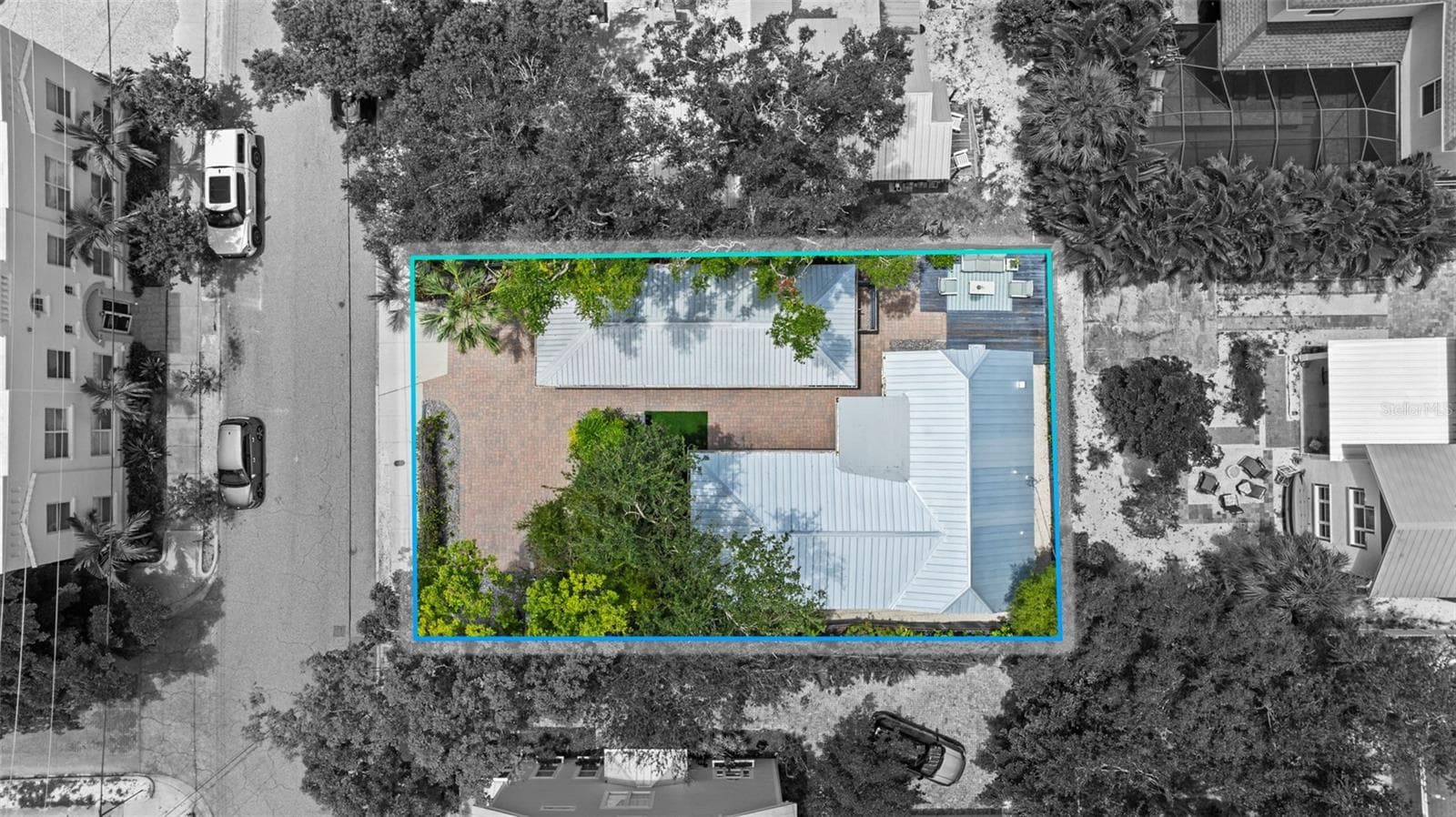 Birds Eye - 1841 LAUREL ST, SARASOTA