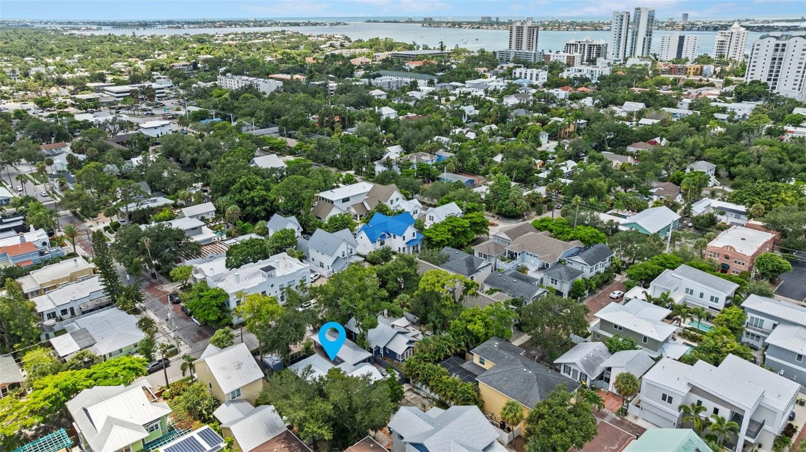 Aerial - 1841 LAUREL ST, SARASOTA