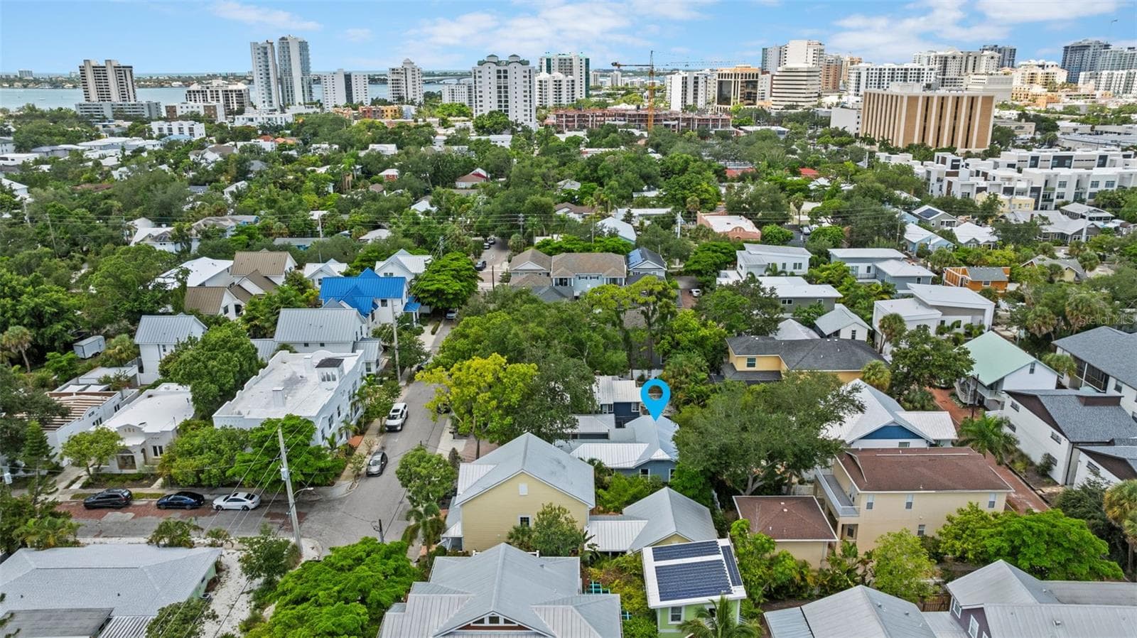 Aerial - 1841 LAUREL ST, SARASOTA