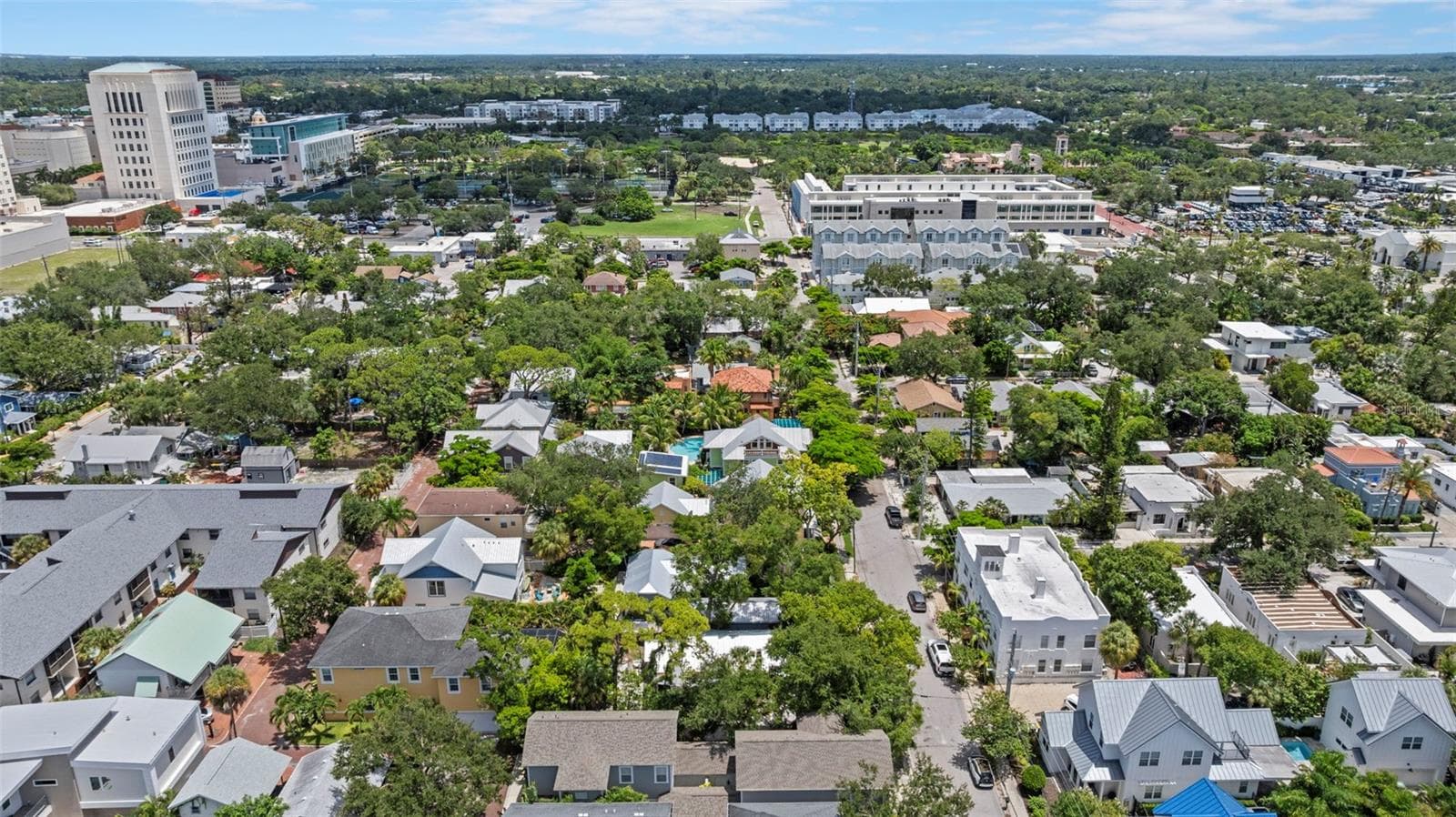 Aerial - 1841 LAUREL ST, SARASOTA