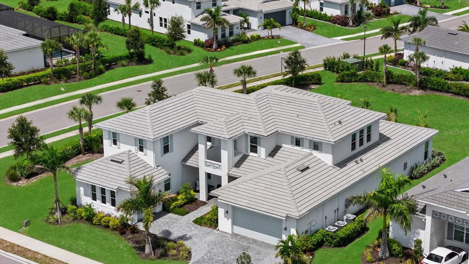 Aerial Shot Home - 8129 NEVIS RUN, LAKEWOOD RANCH