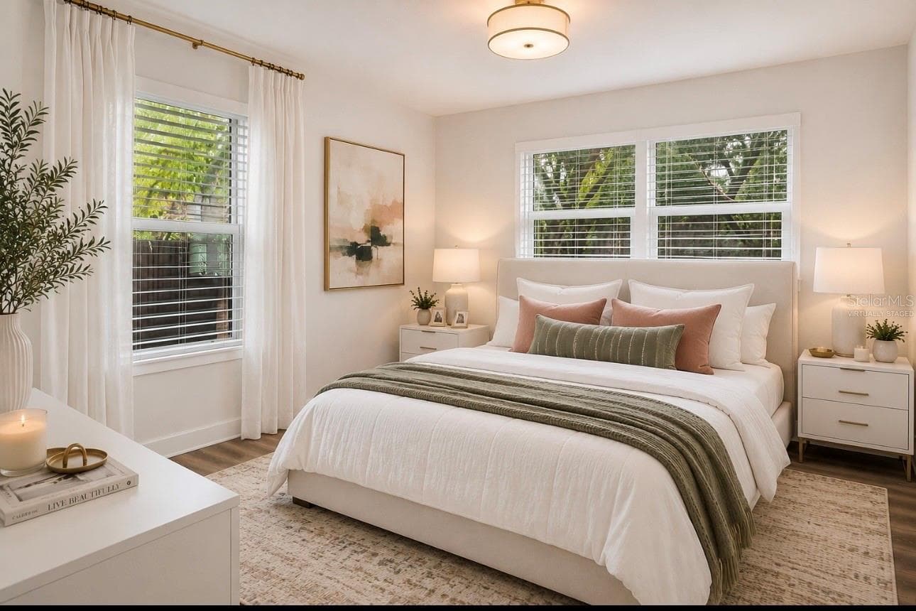 Virtually staged Bedroom 2 - 804 S EVERGREEN AVE, CLEARWATER