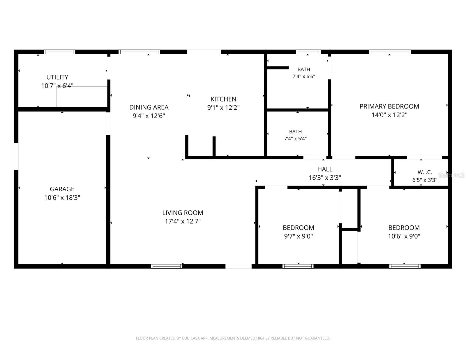 Open concept with inside utility room - 4188 SE 134TH PL, BELLEVIEW