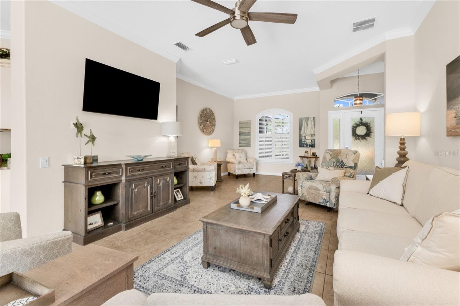 living room - 2450 SILVER PALM RD, NORTH PORT