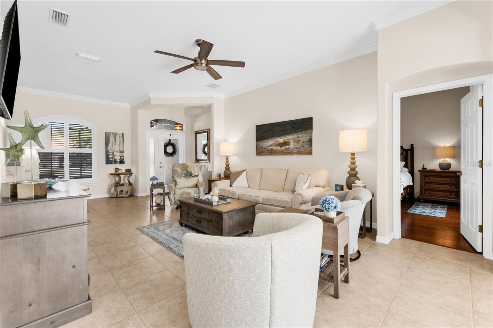 living room - 2450 SILVER PALM RD, NORTH PORT