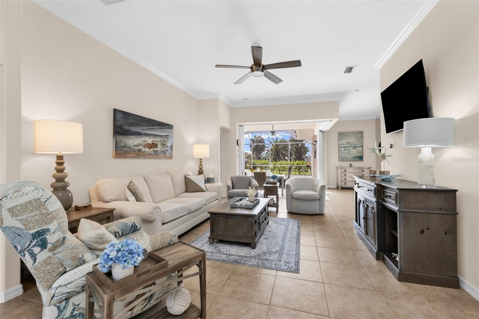 living room - 2450 SILVER PALM RD, NORTH PORT