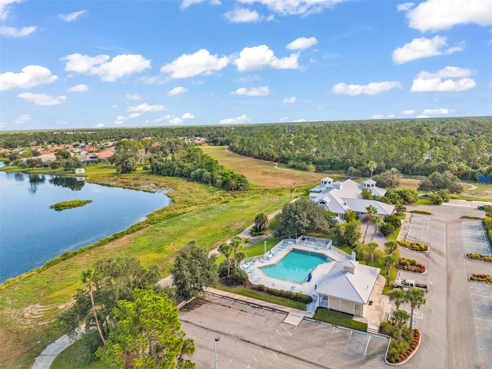 community clubhouse and pool - 2450 SILVER PALM RD, NORTH PORT