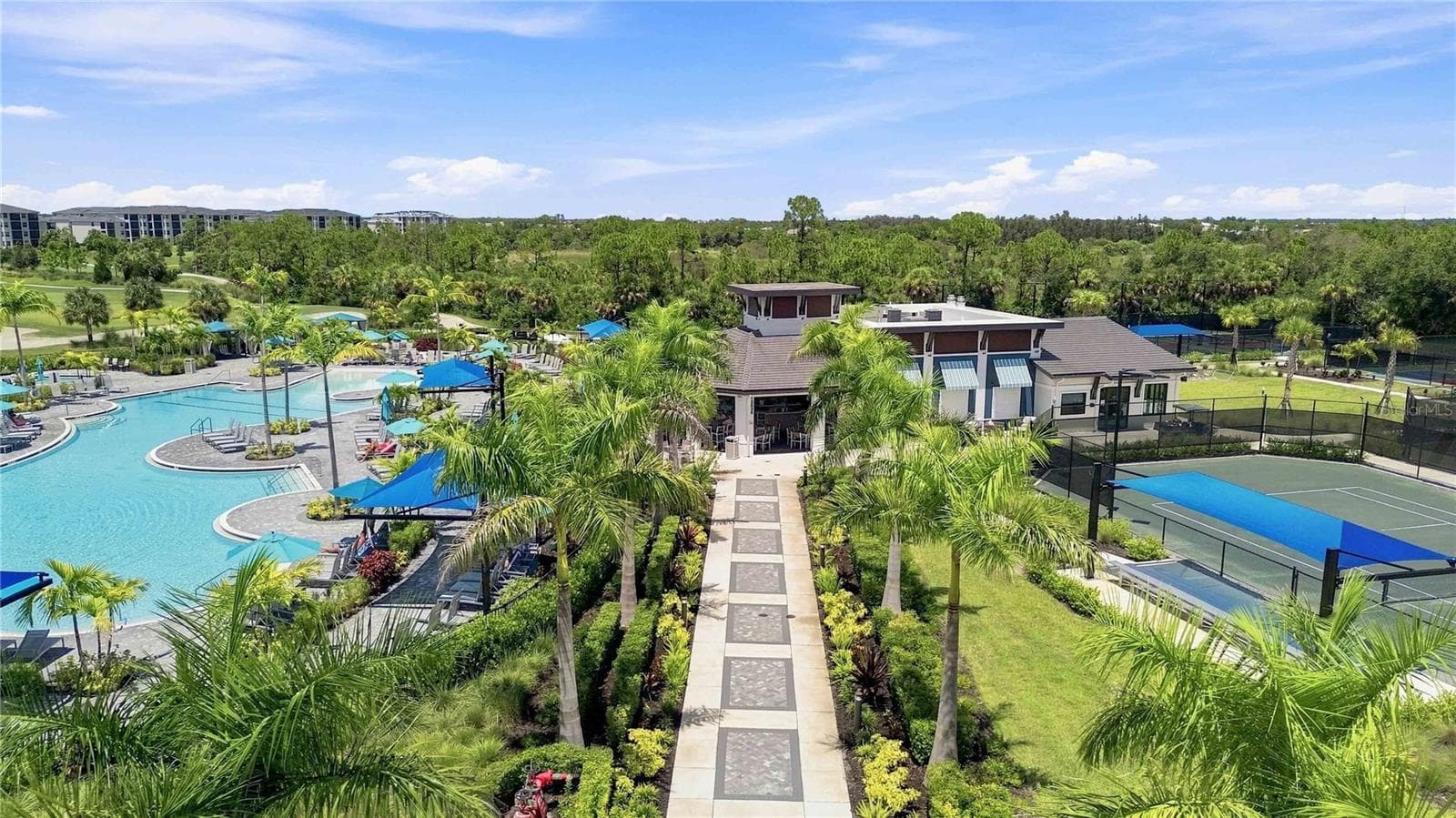 Pool and pickleball courts - 17565 OPAL SAND DR #205, VENICE