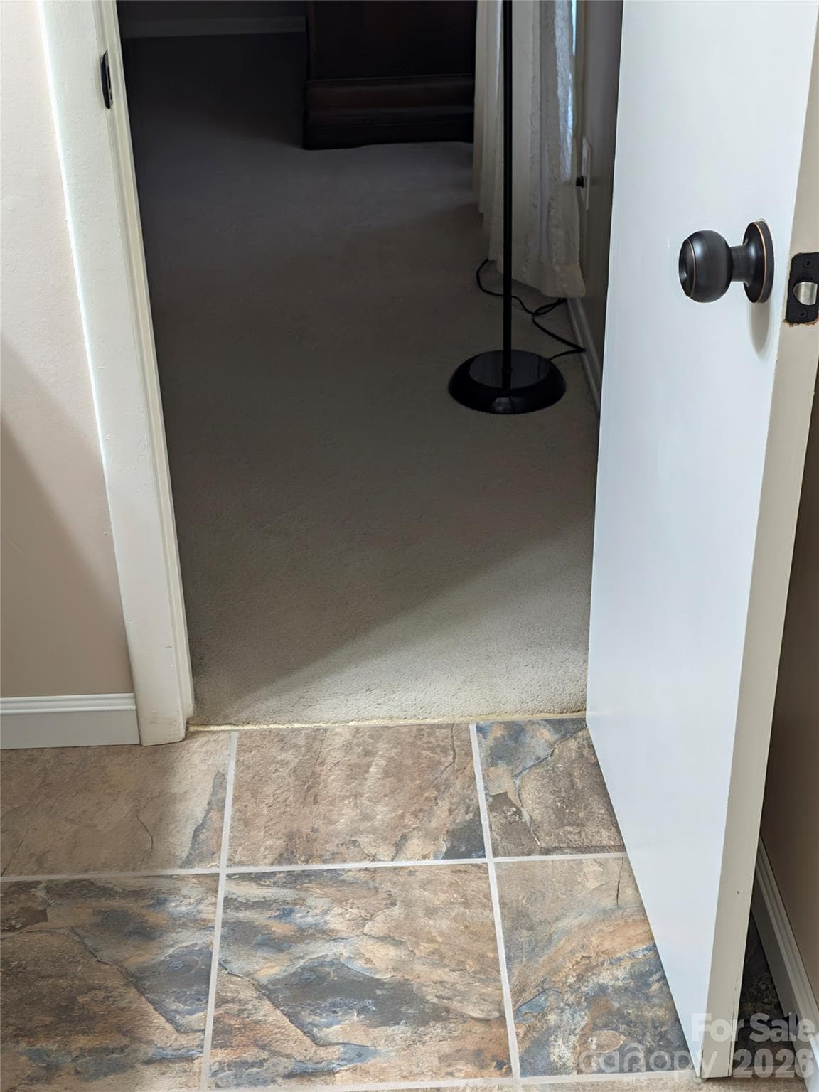 Primary Bathroom New Floor and Shower - 204 Scottlynn Drive, Asheville