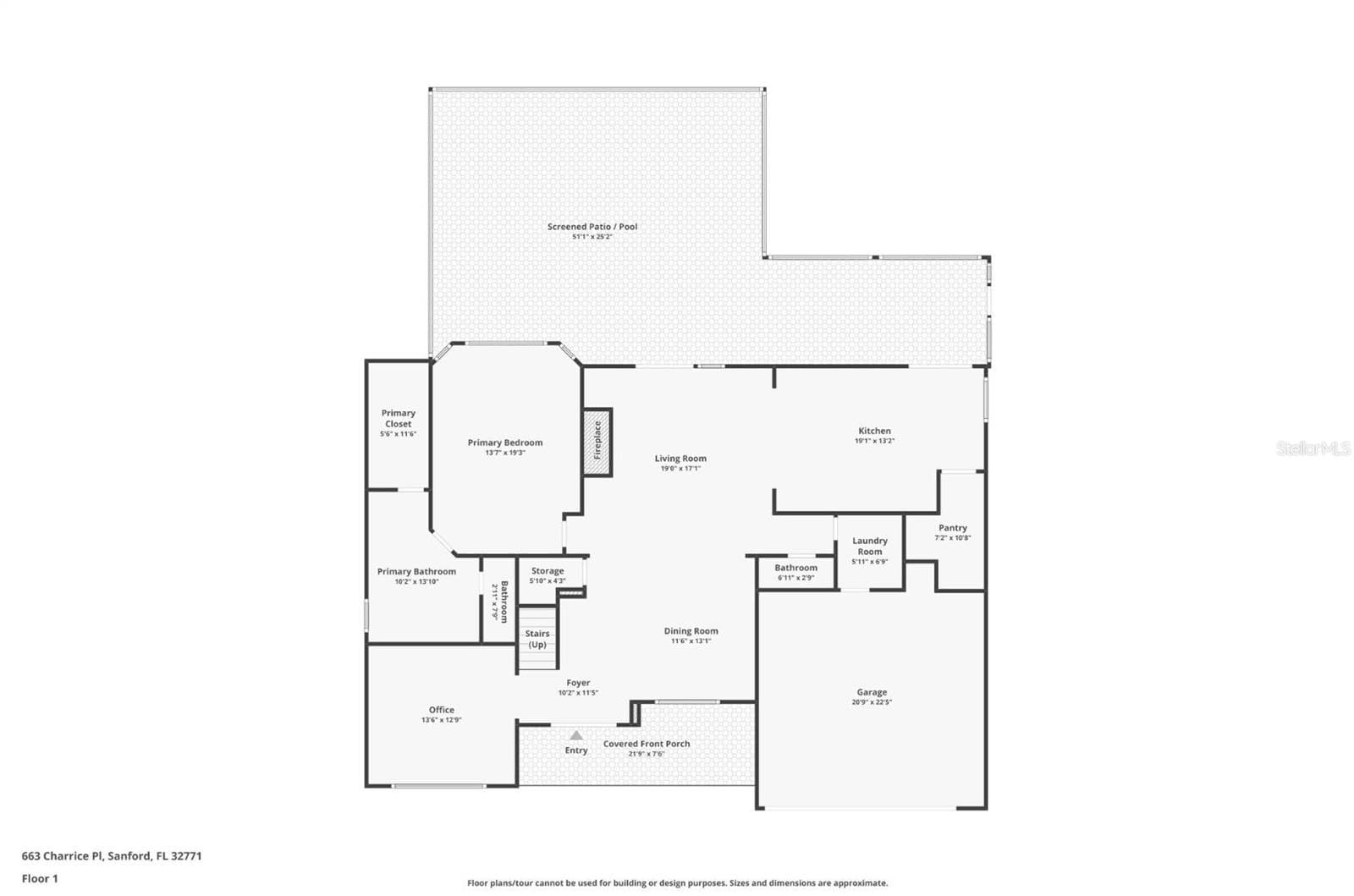 First Floor - 663 CHARRICE PL, SANFORD
