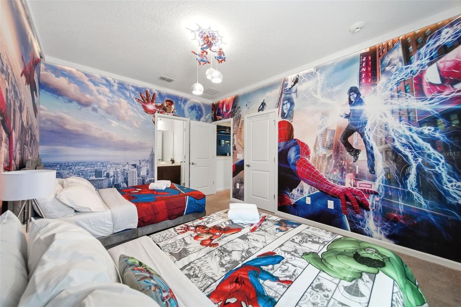 Bedroom 7 - Marvel theme (second level) - 2532 SHANTI DR, KISSIMMEE