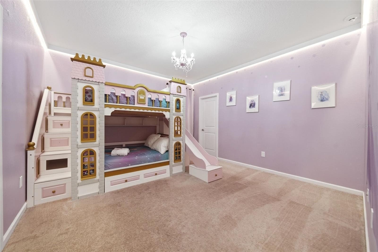 Bedroom 9 - Princess theme (second level) - 2532 SHANTI DR, KISSIMMEE