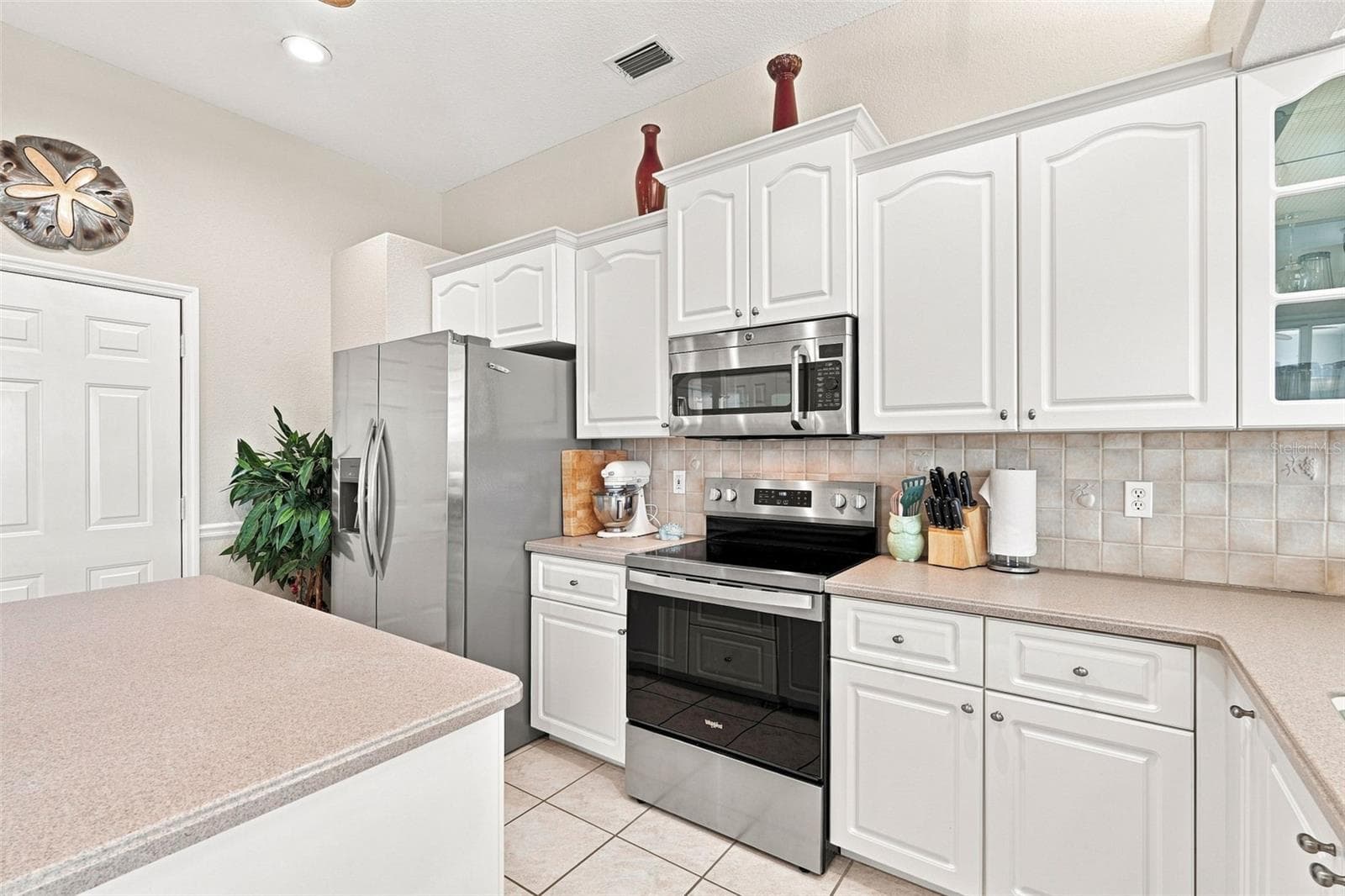 Stainless Appliances & Staggered Cabinetry with Showcase Door - 136 PECKHAM ST SE, PORT CHARLOTTE