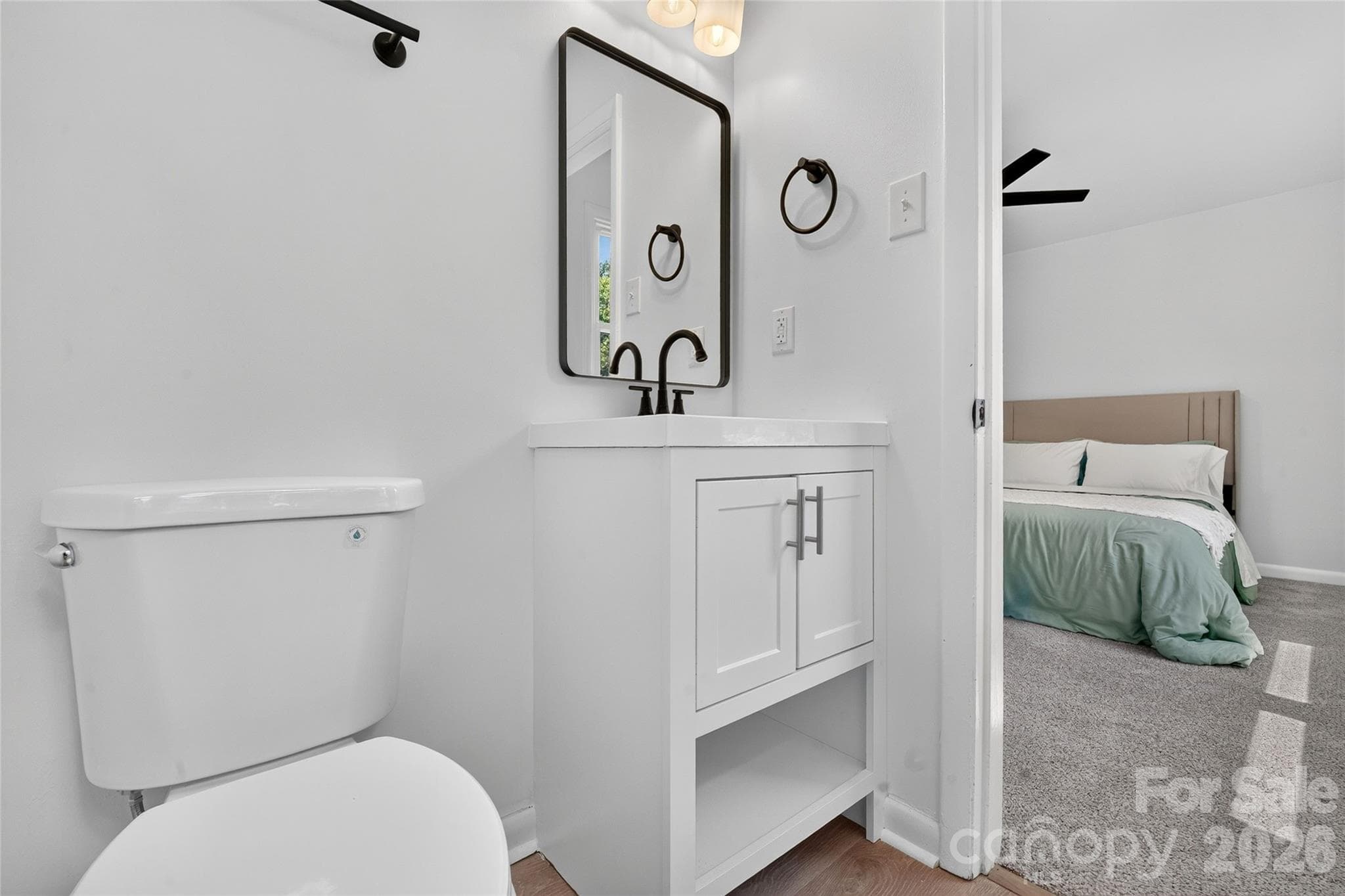 Half bath - 4040 Burnham Court, Winston Salem