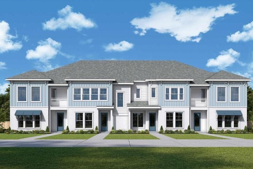 Front Exterior Rendering **Paint Colors May Vary - 7203 TIDELAND LN, SARASOTA