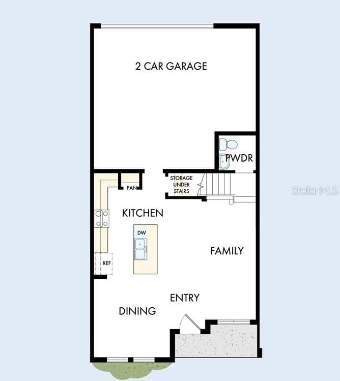 Floor Plan First Floor - 7203 TIDELAND LN, SARASOTA