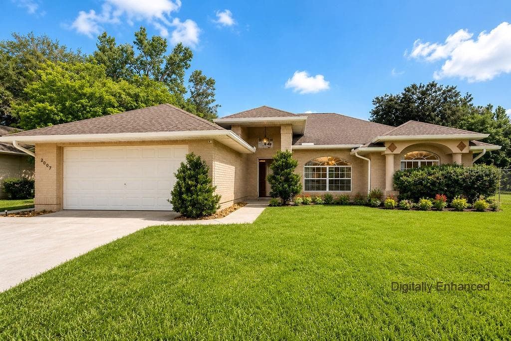 Digitally Enhanced Front - 2007 N PARKTON DR, DELTONA