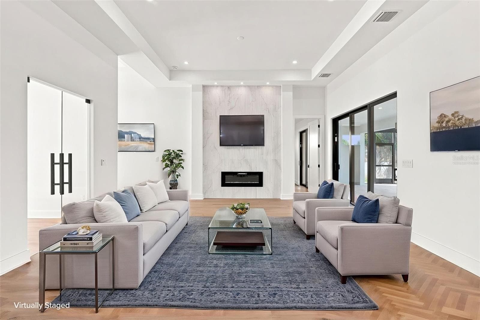 Virtually Staged Open Living Area Framed with Lake Views - 44 SUNFLOWER DR, PLACIDA