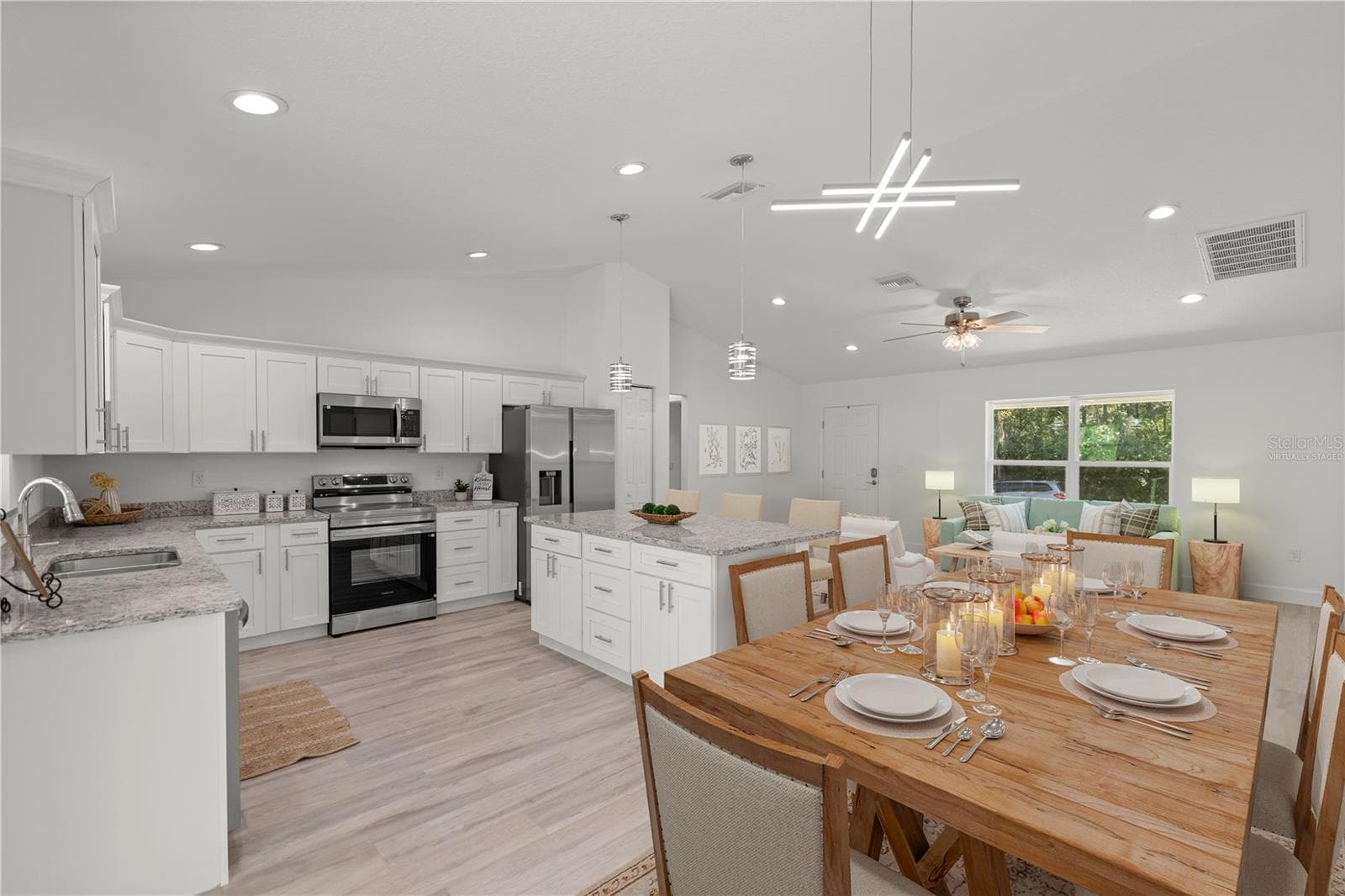 View of Dining Room-Virtually Staged - 20615 SW ROBIN DR, DUNNELLON