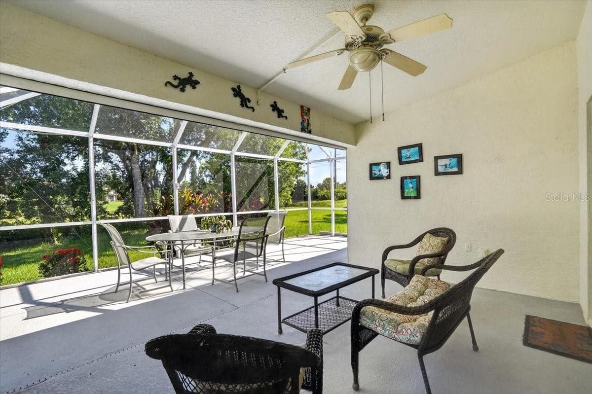 extended lanai - 7165 MELROSE PL, BRADENTON