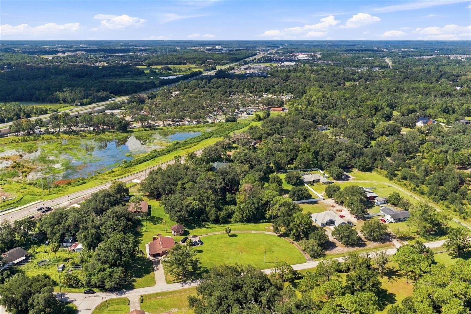 Aerial View - 28850 LINDENHURST DR, WESLEY CHAPEL