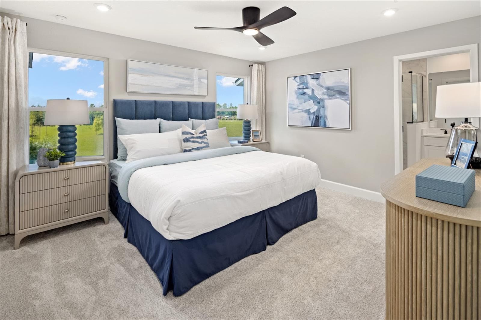 Gardenia Reserve Aurora Model Primary Bedroom - 2275 NIGHTSHADE GROVE LN, APOPKA