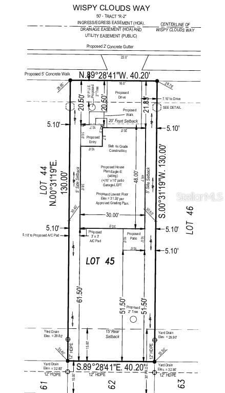 Plot Plan - 12206 WISPY CLOUDS WAY, HUDSON