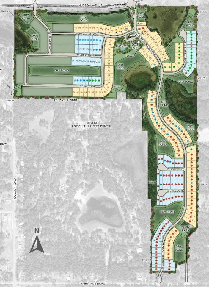Palm Wind Sitemap - 12206 WISPY CLOUDS WAY, HUDSON