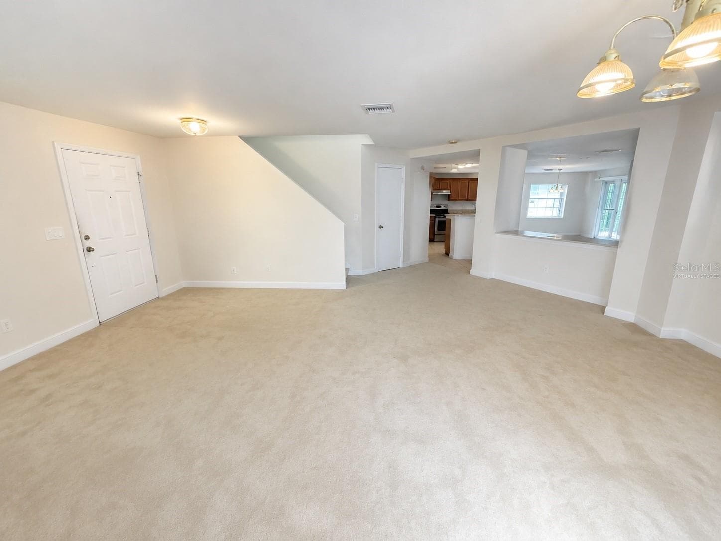 Family room. Virtually staged - 21468 DAWSON AVE, PORT CHARLOTTE