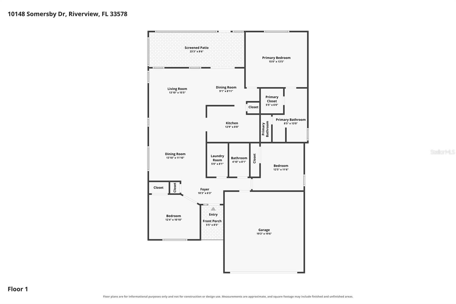 Single Family Residence at 10148 SOMERSBY DR, RIVERVIEW, photo 61 of 67