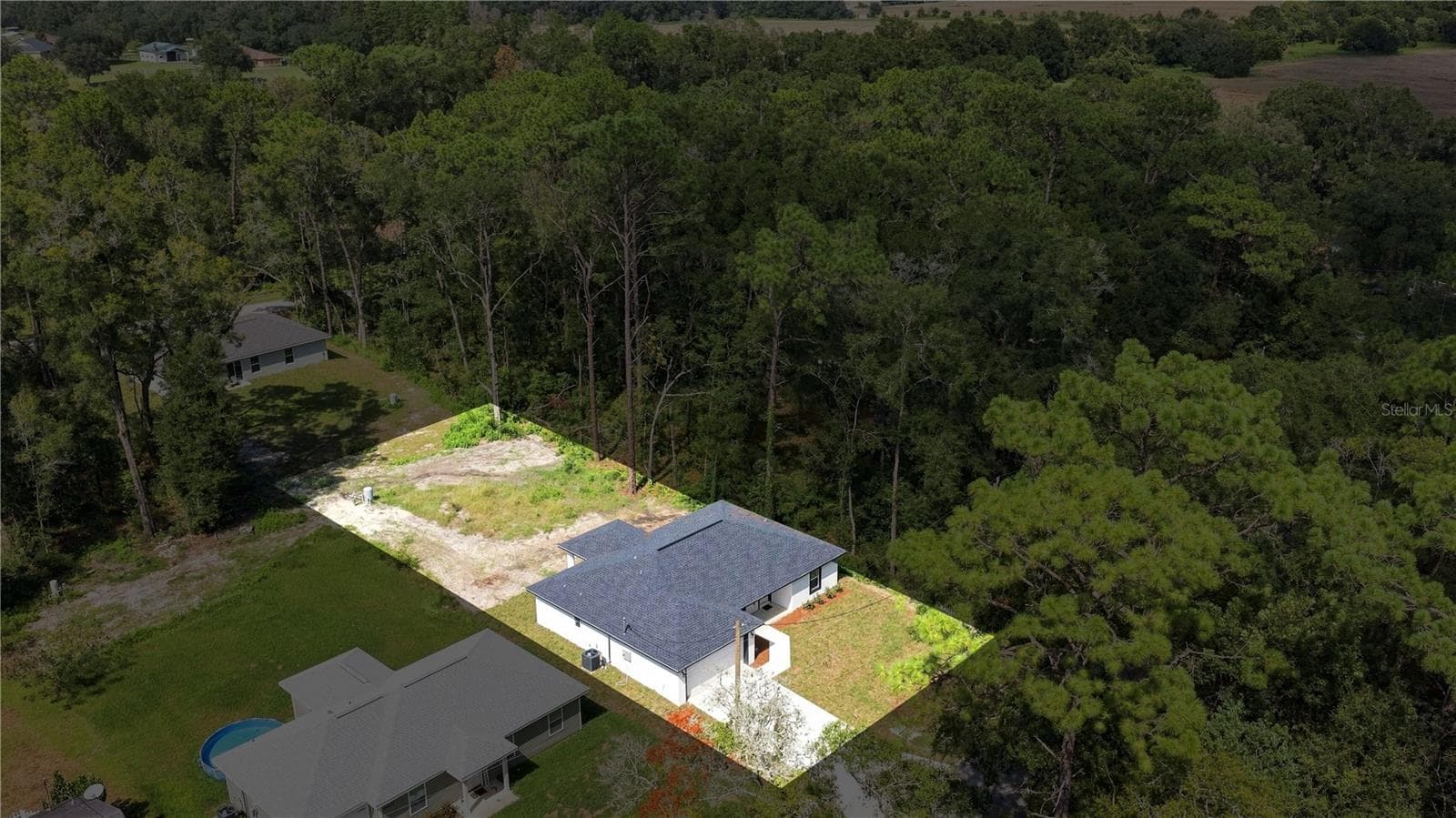 Aerial View - 20615 SW ROBIN DR, DUNNELLON