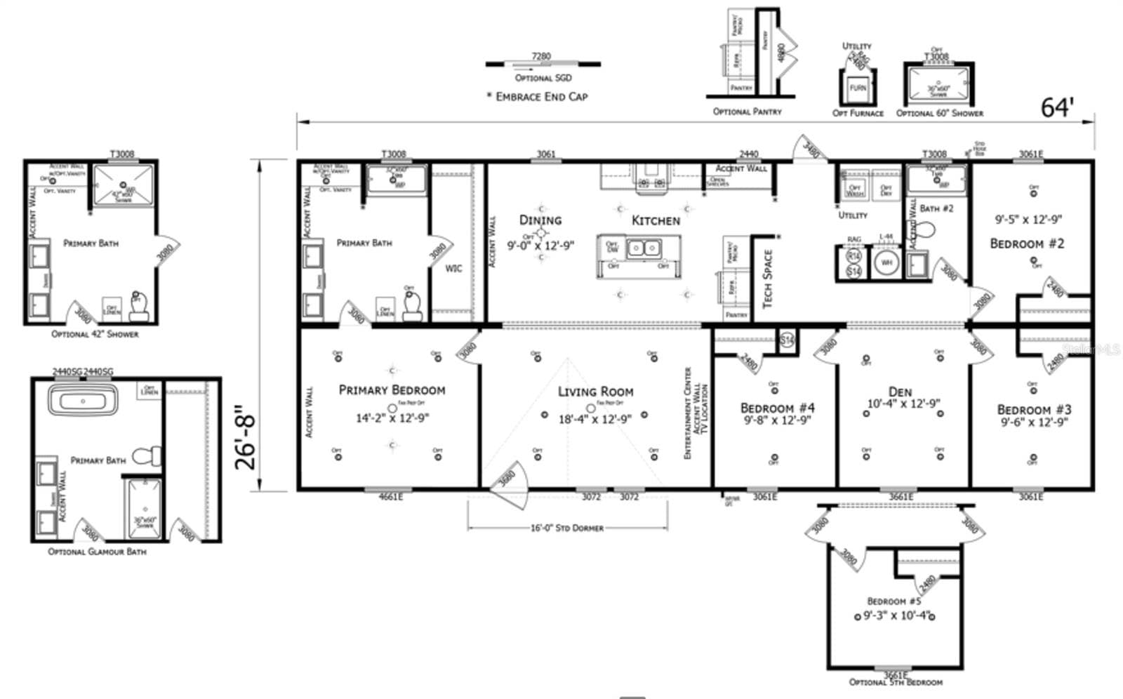 virtual stage - 1636 MISTLETOE ST, BUNNELL