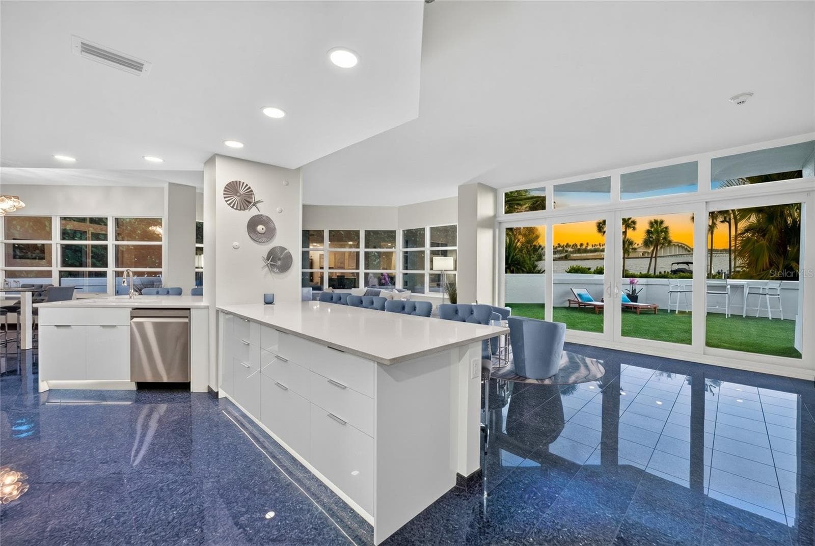 Waterfront and Bridge Views From Inside Home - 988 BLVD OF THE ARTS #109, SARASOTA