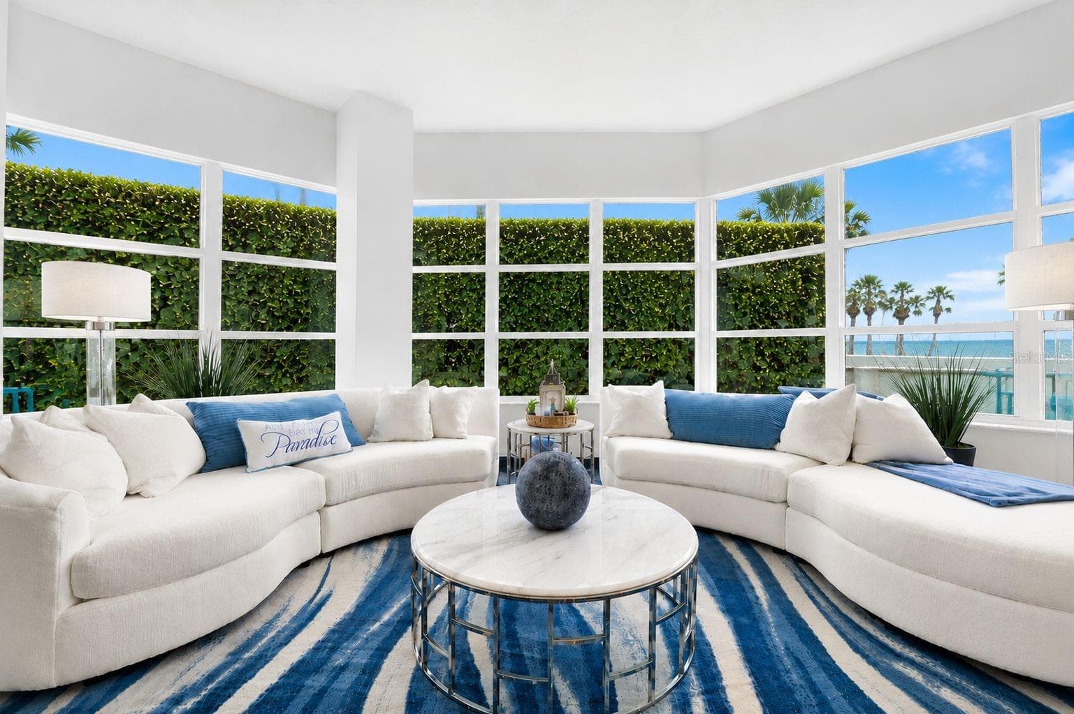 LIVING ROOM - 988 BLVD OF THE ARTS #109, SARASOTA