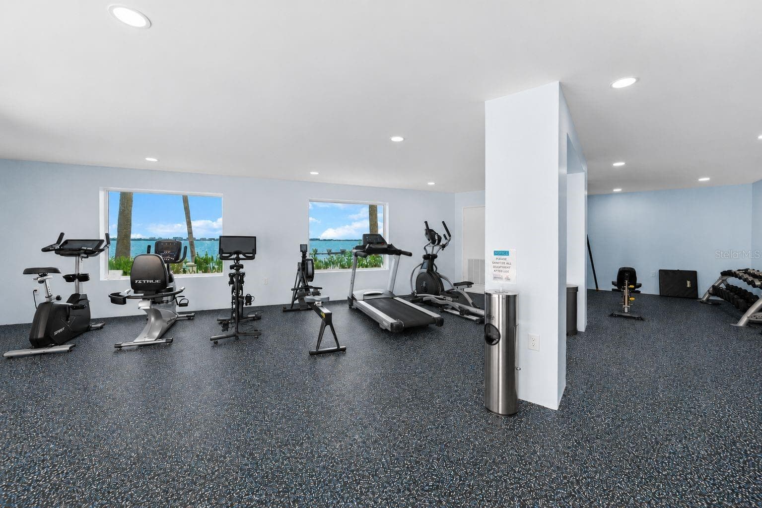 WATER VIEWS FROM NEW FITNESS CENTERS - 988 BLVD OF THE ARTS #109, SARASOTA
