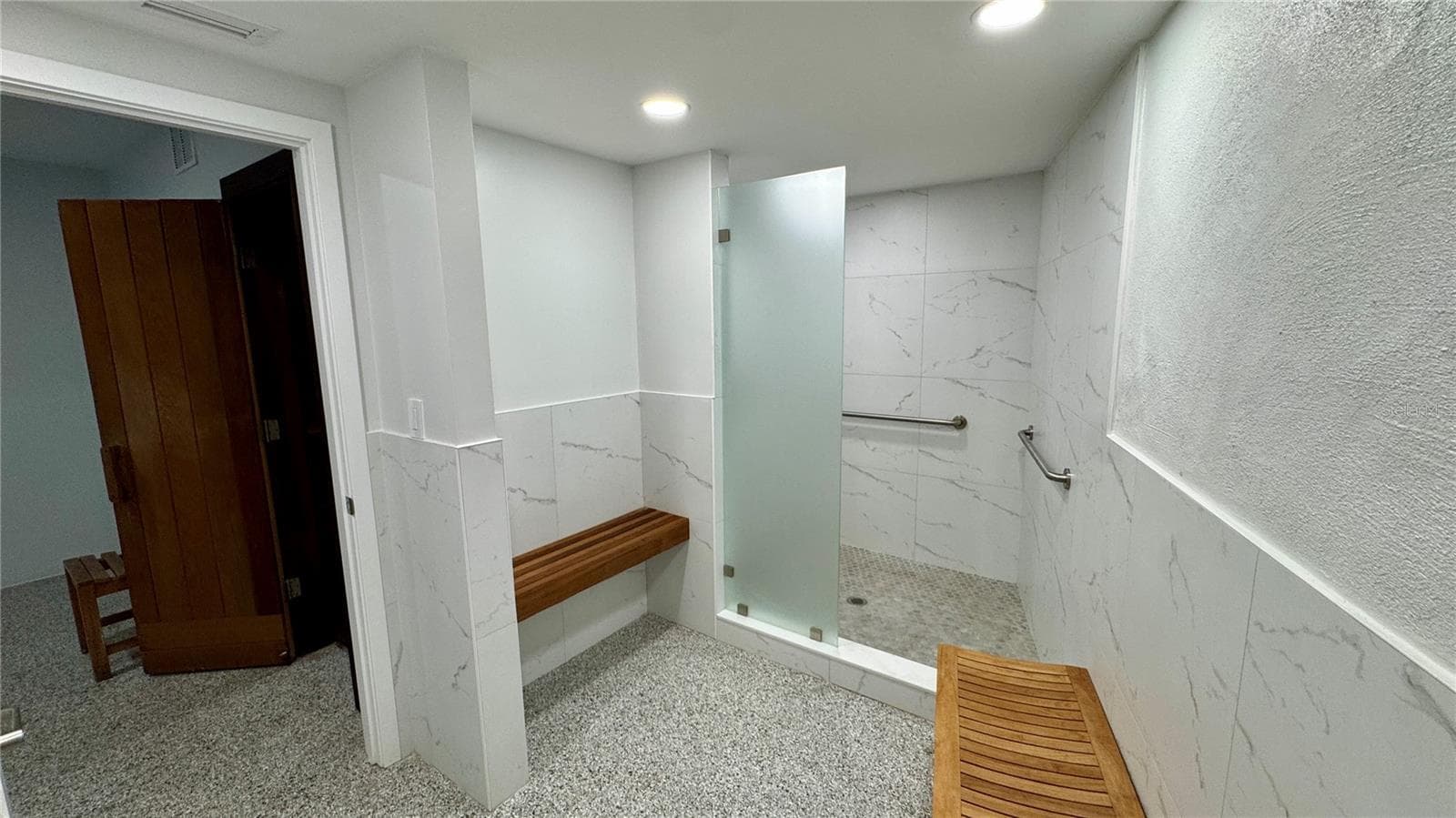 SAUNA SHOWER AREA - 988 BLVD OF THE ARTS #109, SARASOTA