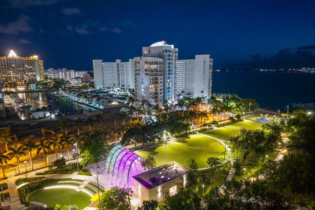 JUST STEPS OUTSIDE THE GATED COMMUNITY IS THE CITY OF SARASOTA'S NEW BAY PARK - 988 BLVD OF THE ARTS #109, SARASOTA