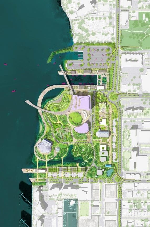 CONDO ON THE BAY IS SHOWN BOTTOM LEFT - 988 BLVD OF THE ARTS #109, SARASOTA