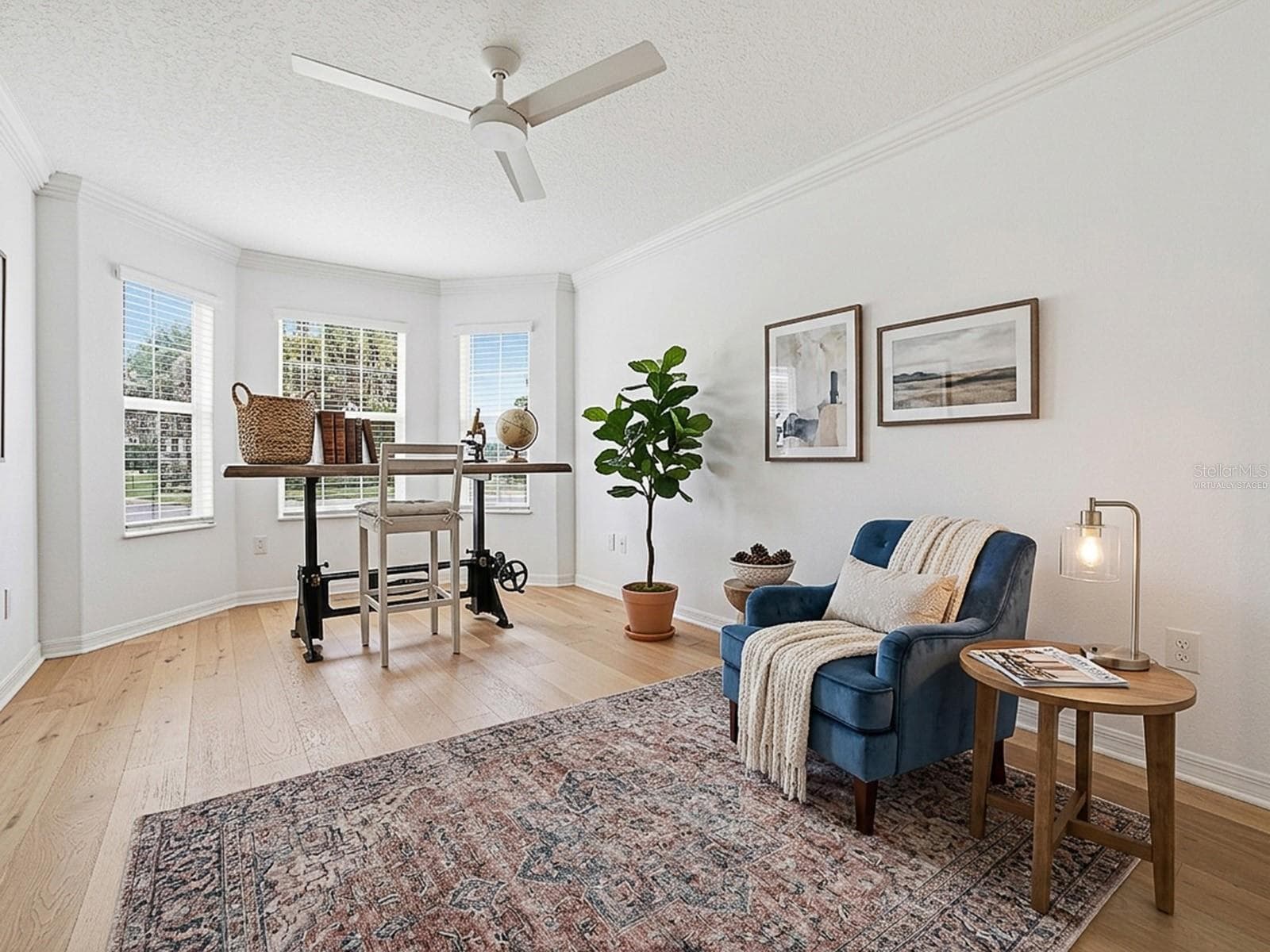 Virtually Staged Bedroom 2 - 2445 BUTTONWOOD RUN, THE VILLAGES