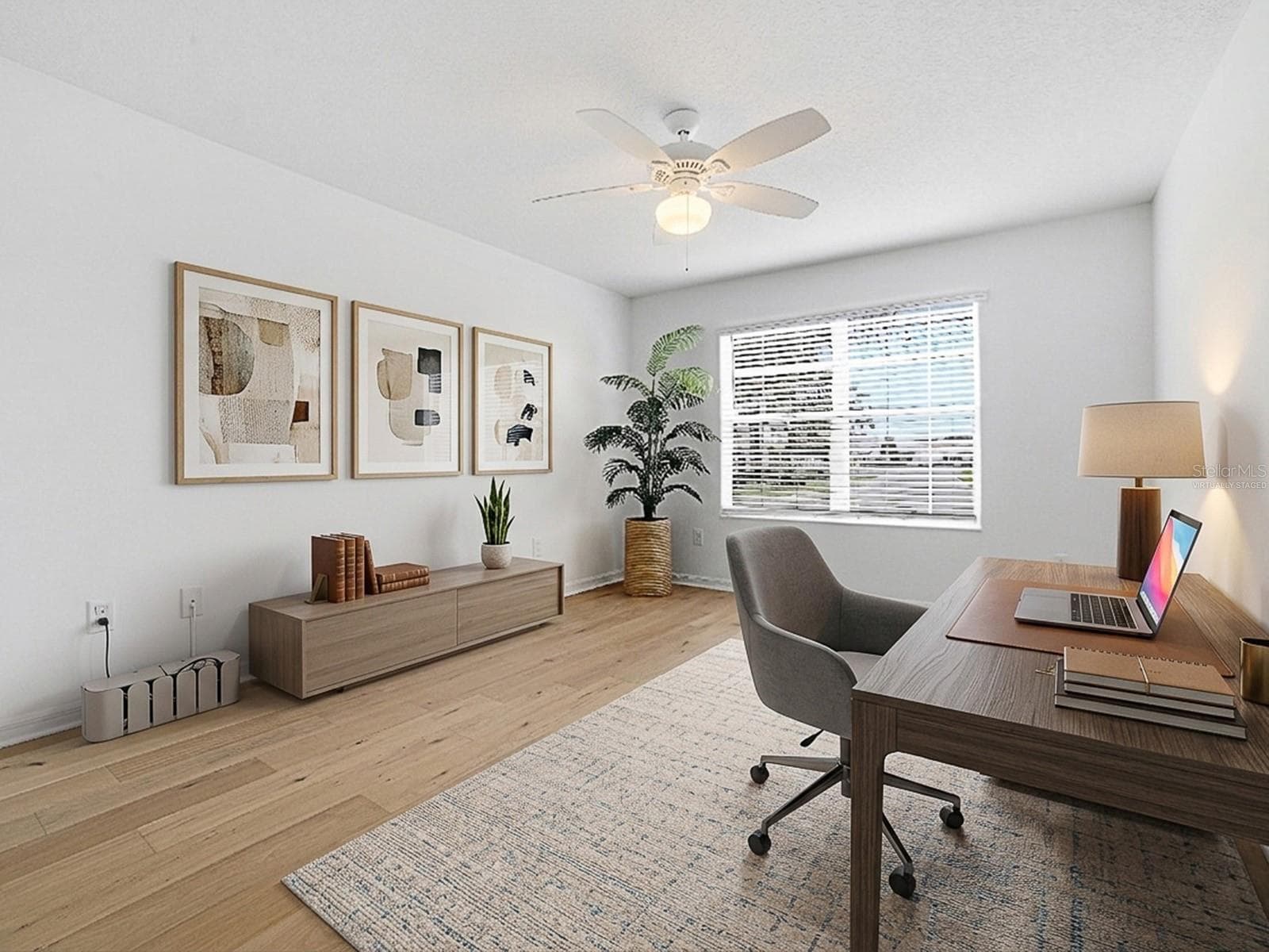 Virtually Staged Bedroom 3 - 2445 BUTTONWOOD RUN, THE VILLAGES