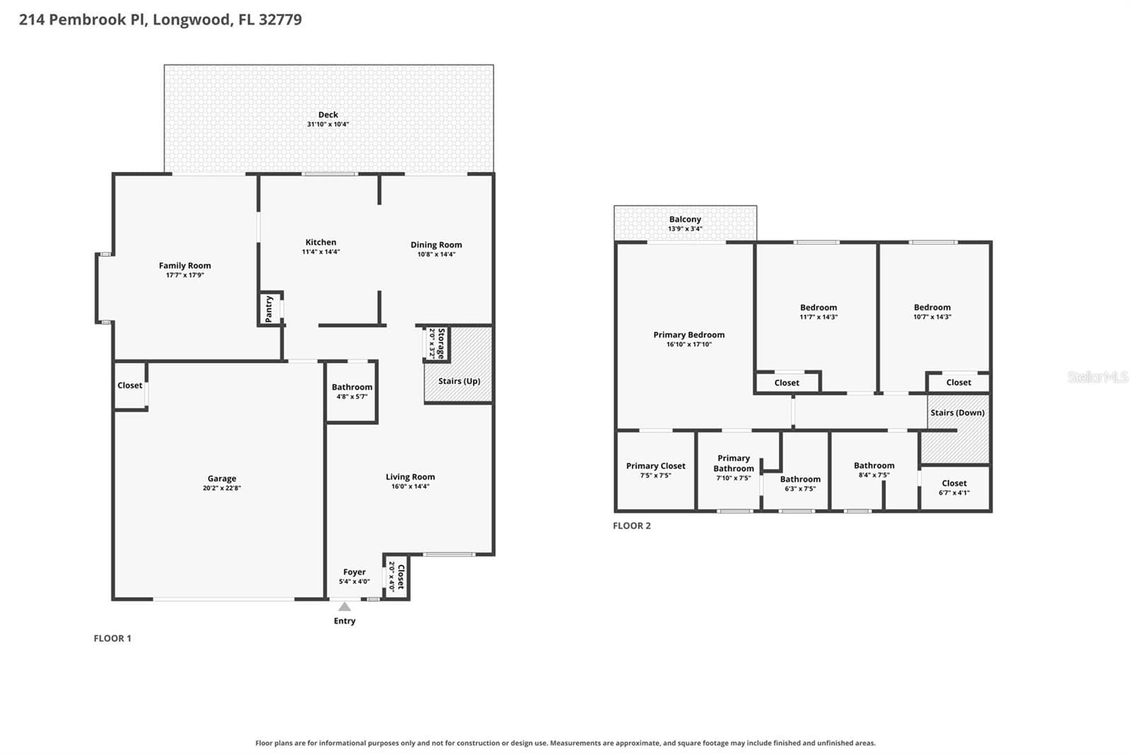 Single Family Residence at 214 PEMBROOK PL, LONGWOOD, photo 44 of 46