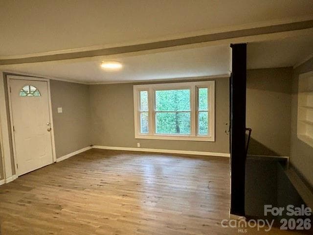 Living Rm with stairs to lower level - 62 Kinard Lane, Penrose