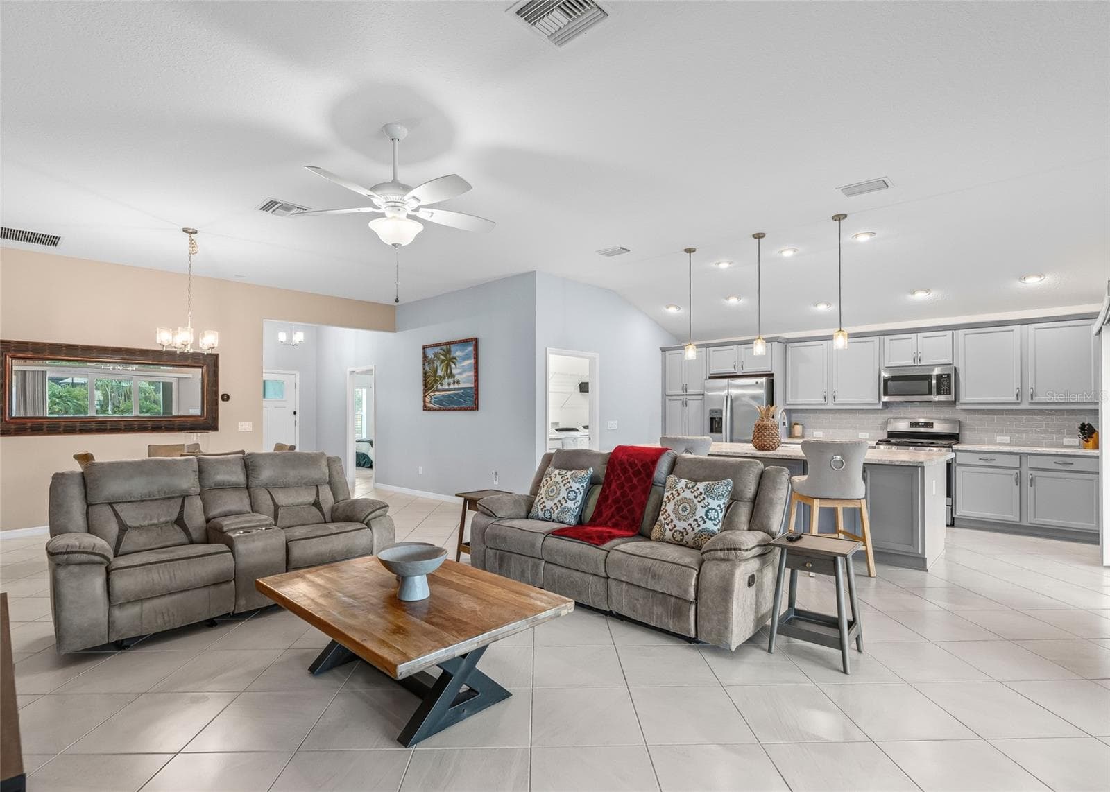 Living Room and Kitchen - 3146 JACQUELINE WAY, THE VILLAGES