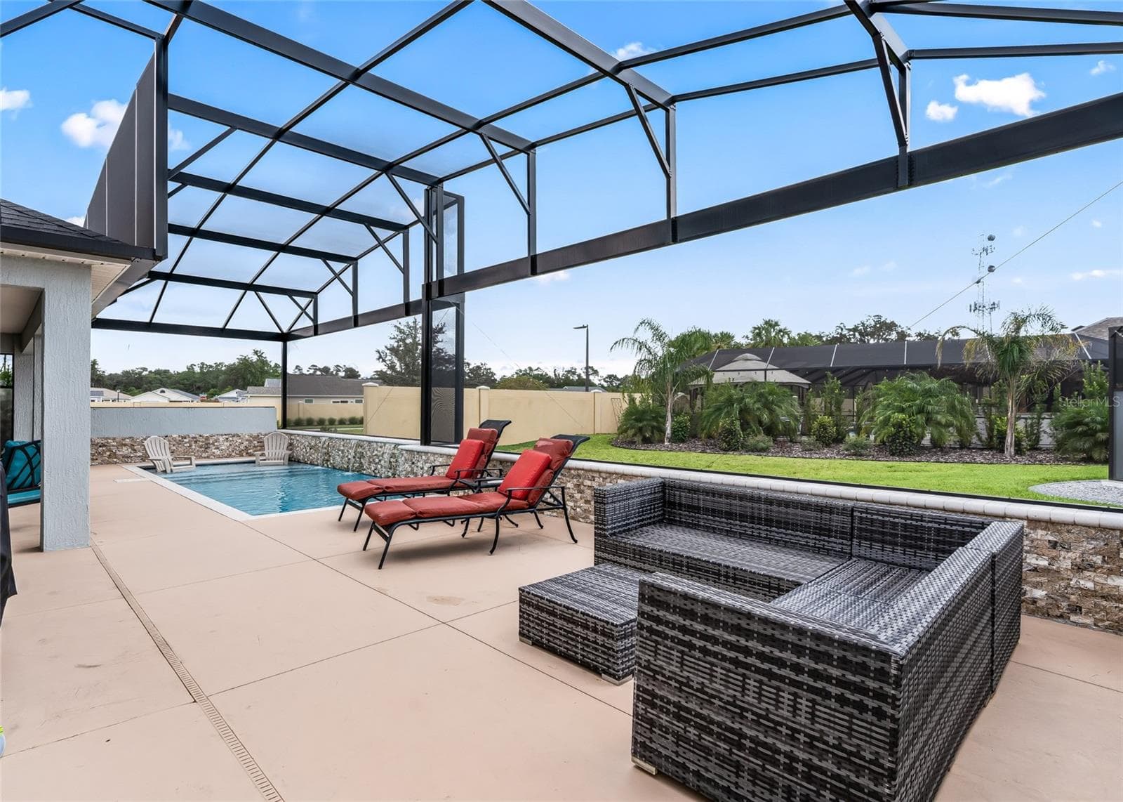 Sitting and Lounge Areanext to Pool - 3146 JACQUELINE WAY, THE VILLAGES