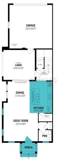 Island Village Lot 292 First Floor - 1907 SEAWALL WAY, CELEBRATION