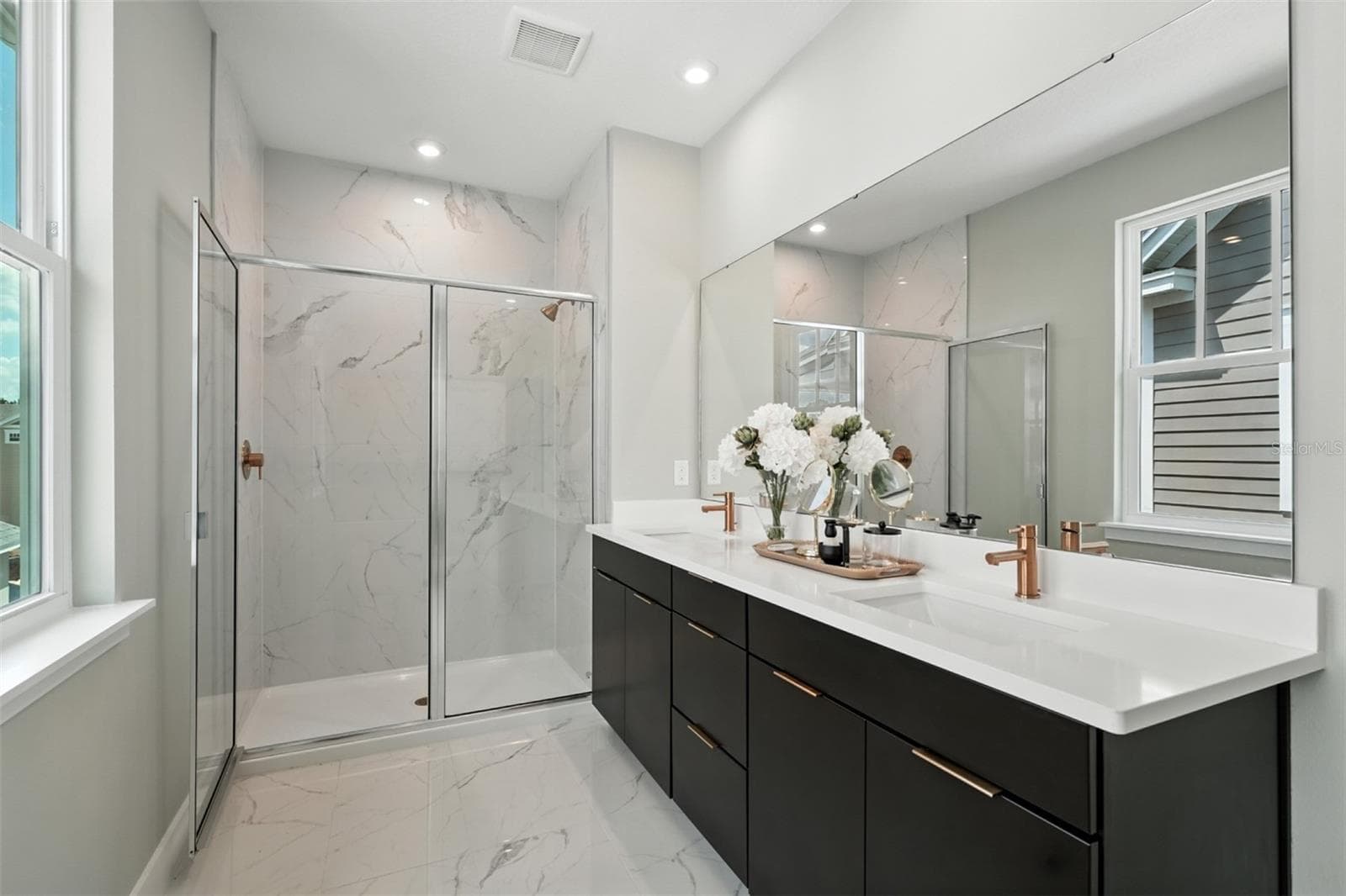 Island Village Anastasia Model Primary Bathroom - 1907 SEAWALL WAY, CELEBRATION