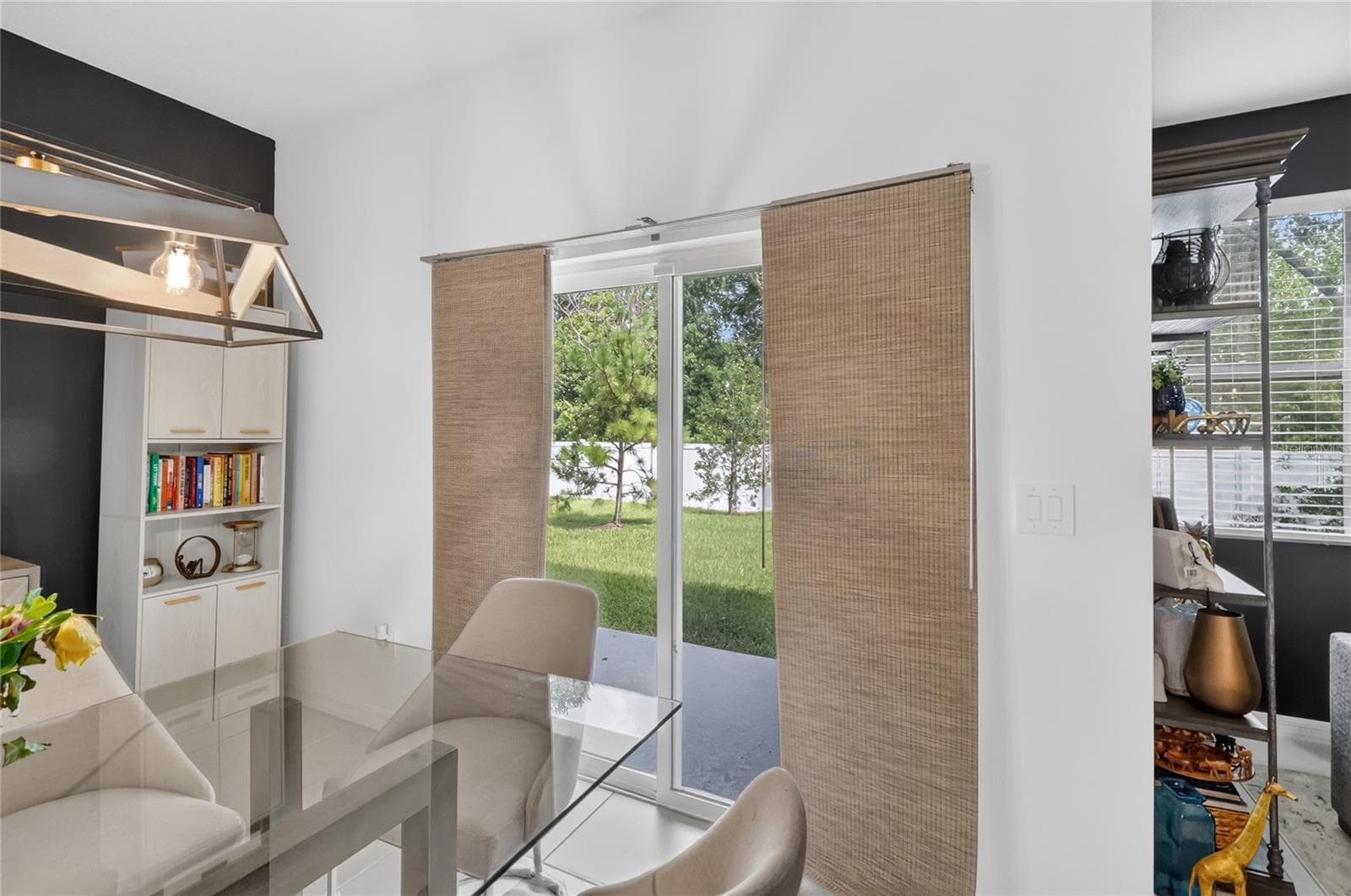 View of backyard from dining room - 36227 JOSEPH BLAKE ST, ZEPHYRHILLS