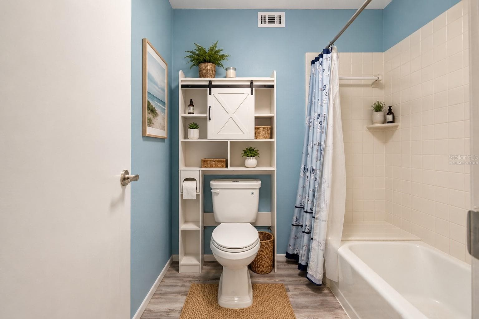 Primary Bathroom Virtually Staged - 150 PINEHURST DR #150, BRADENTON
