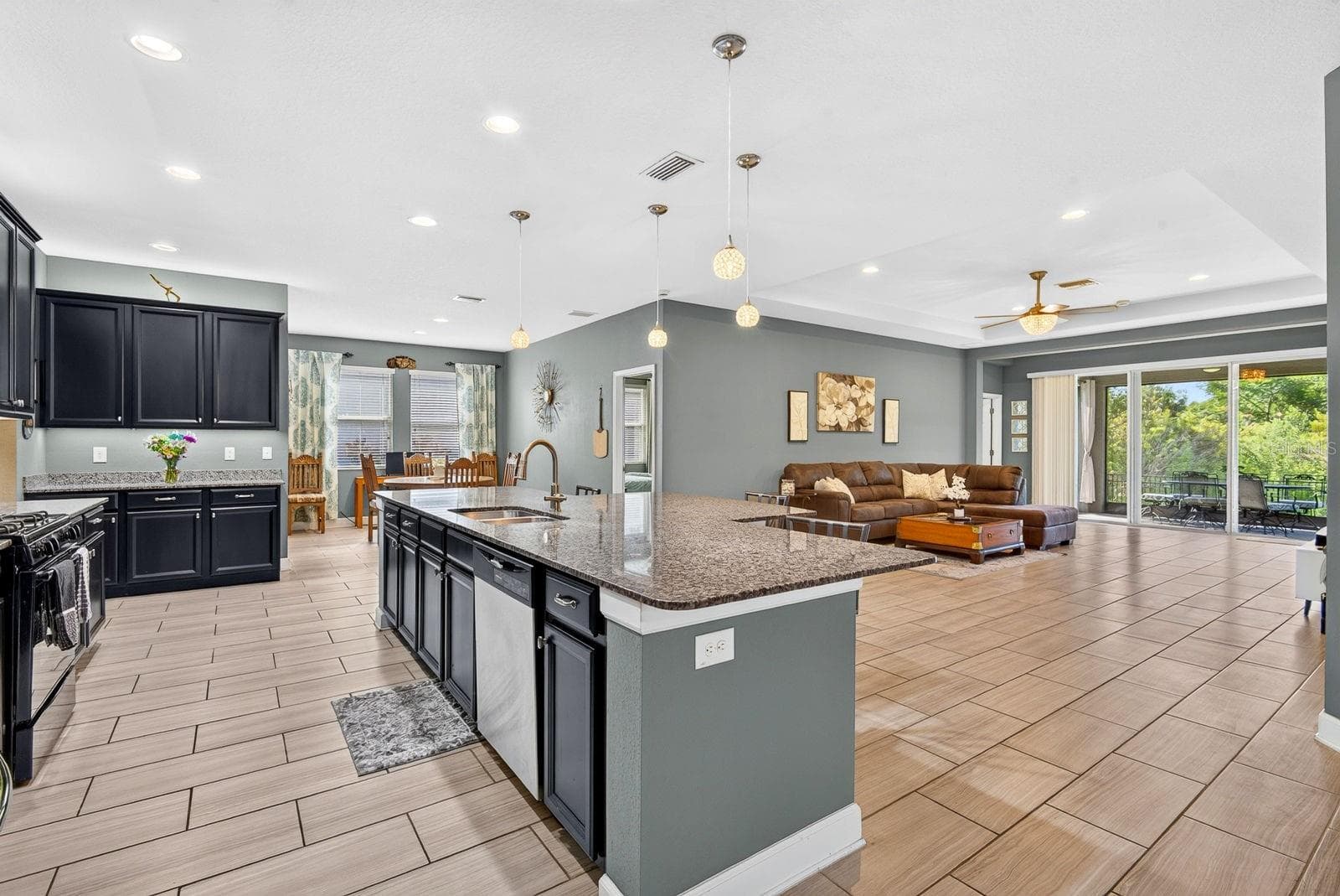 Kitchen / Family Room /Dining Room - 792 ROSEMARY CIR, BRADENTON