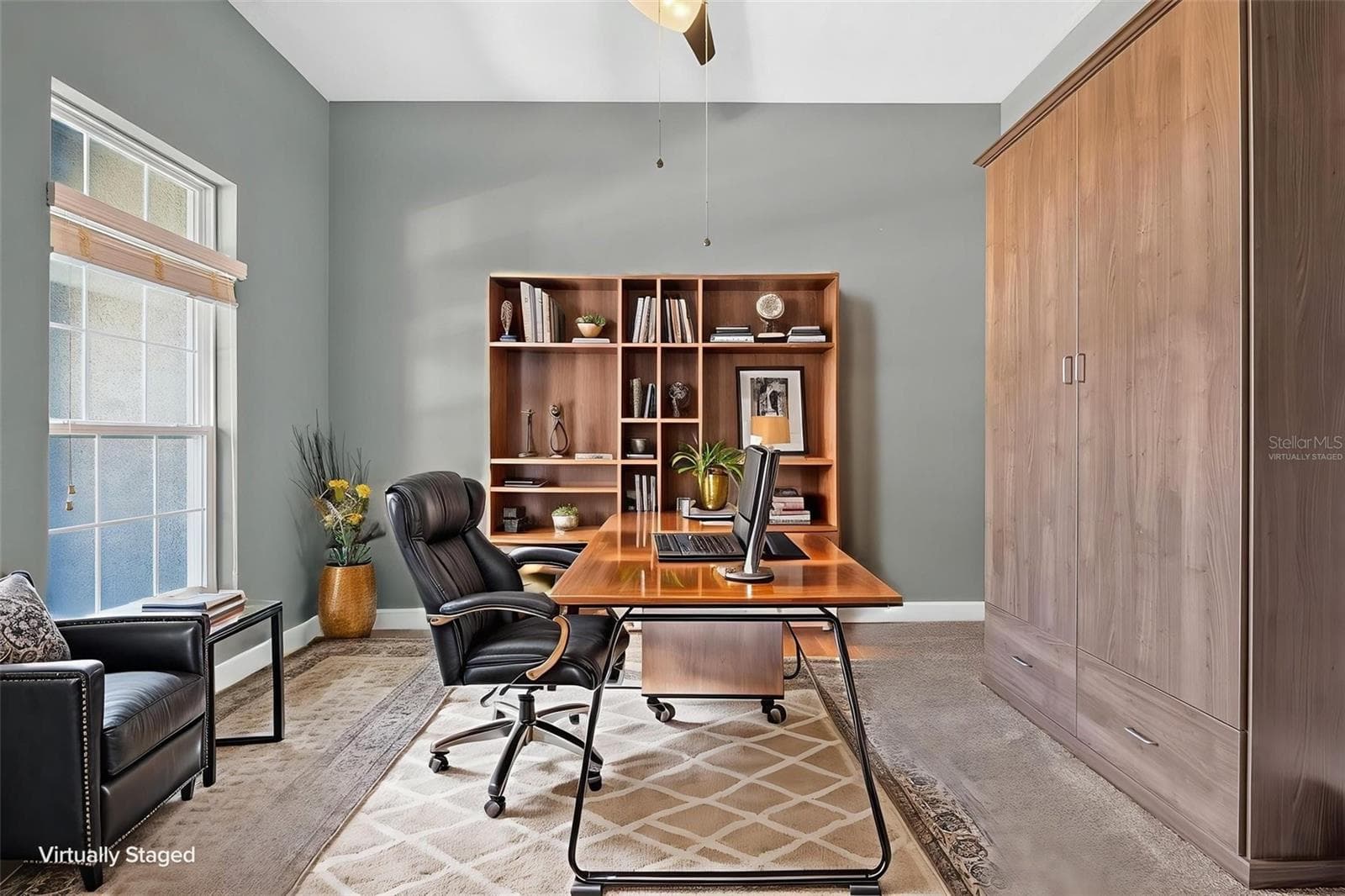 Front Den / Study / Flex Room - Virtually Staged - 792 ROSEMARY CIR, BRADENTON
